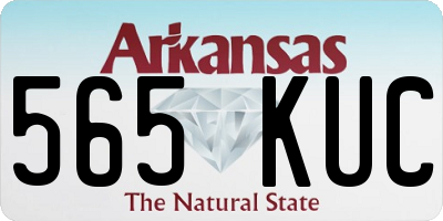 AR license plate 565KUC