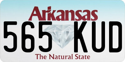 AR license plate 565KUD