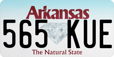 AR license plate 565KUE