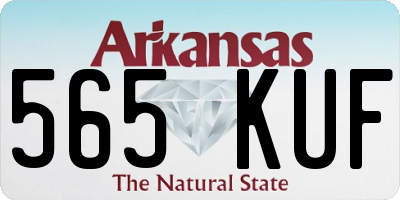 AR license plate 565KUF