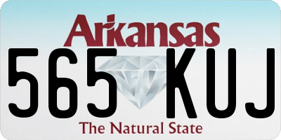 AR license plate 565KUJ
