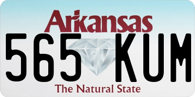 AR license plate 565KUM