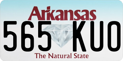 AR license plate 565KUO