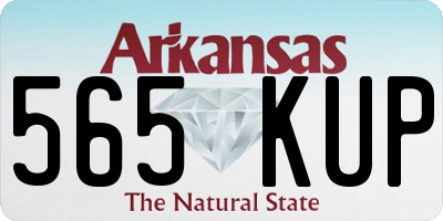 AR license plate 565KUP