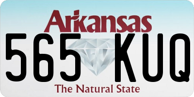 AR license plate 565KUQ