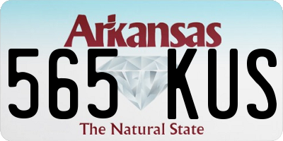 AR license plate 565KUS