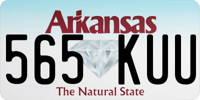 AR license plate 565KUU