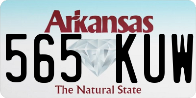 AR license plate 565KUW