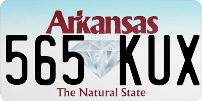 AR license plate 565KUX
