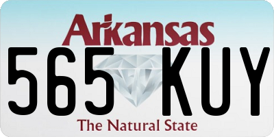AR license plate 565KUY