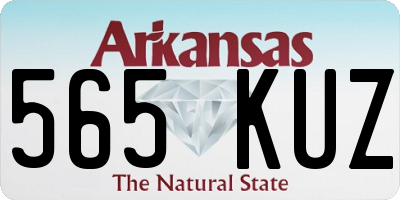 AR license plate 565KUZ