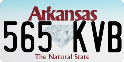 AR license plate 565KVB