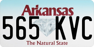 AR license plate 565KVC