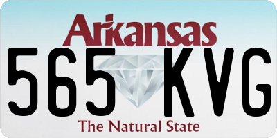 AR license plate 565KVG