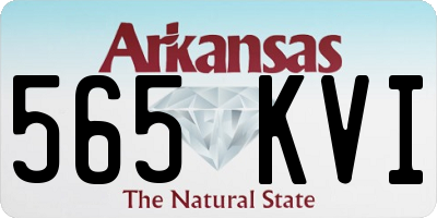AR license plate 565KVI