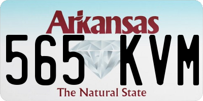 AR license plate 565KVM