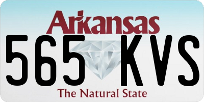 AR license plate 565KVS