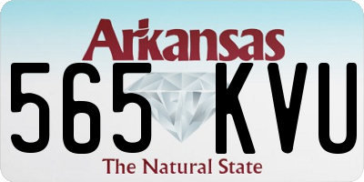 AR license plate 565KVU