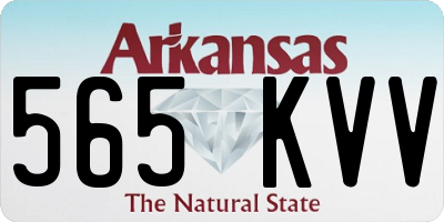 AR license plate 565KVV