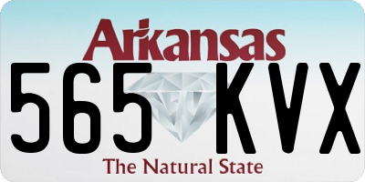 AR license plate 565KVX