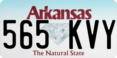 AR license plate 565KVY