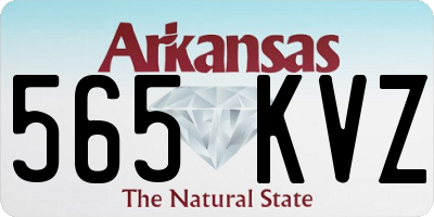 AR license plate 565KVZ