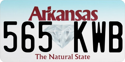 AR license plate 565KWB