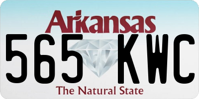 AR license plate 565KWC
