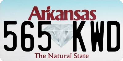 AR license plate 565KWD
