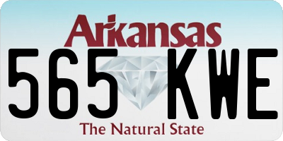AR license plate 565KWE