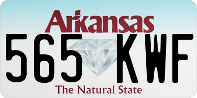 AR license plate 565KWF