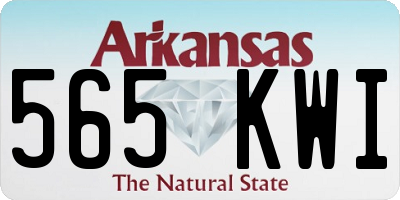 AR license plate 565KWI