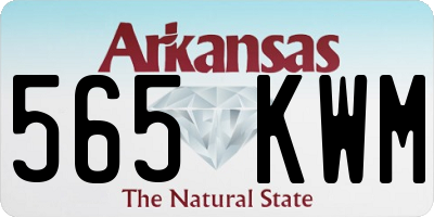 AR license plate 565KWM