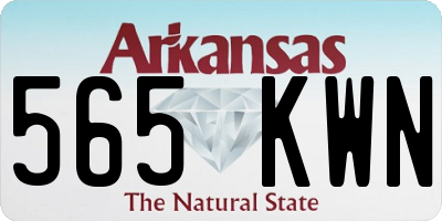 AR license plate 565KWN