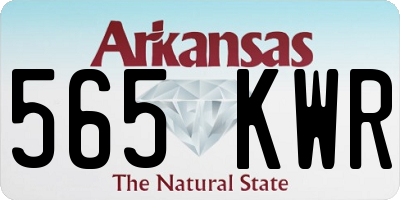 AR license plate 565KWR