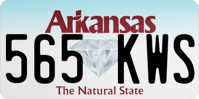 AR license plate 565KWS