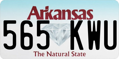 AR license plate 565KWU