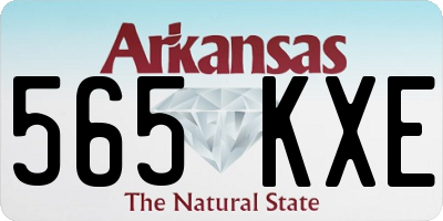 AR license plate 565KXE