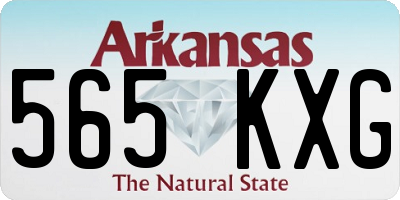 AR license plate 565KXG