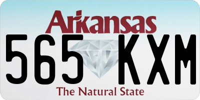 AR license plate 565KXM
