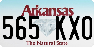 AR license plate 565KXO