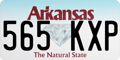 AR license plate 565KXP