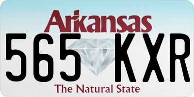 AR license plate 565KXR