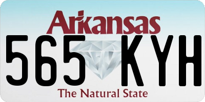 AR license plate 565KYH