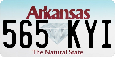AR license plate 565KYI