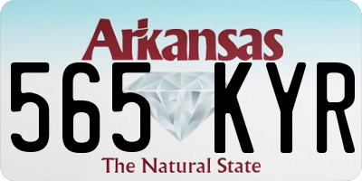 AR license plate 565KYR