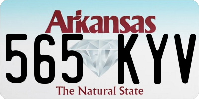 AR license plate 565KYV
