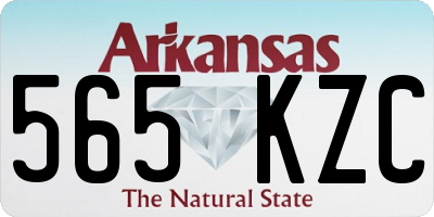 AR license plate 565KZC