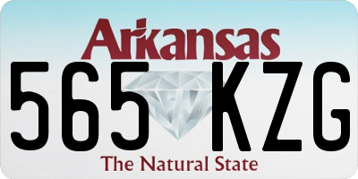 AR license plate 565KZG