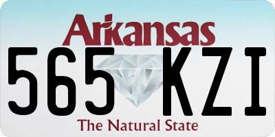 AR license plate 565KZI